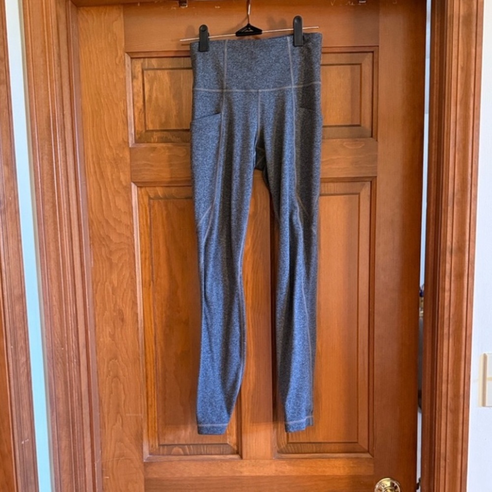Athleta Charcoal Heather Leggings